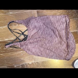 Lululemon top with built in bra